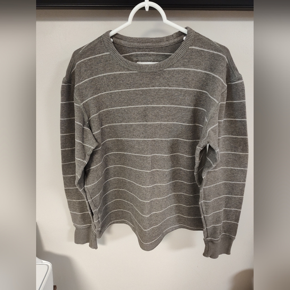 Men's Eddie Bauer Long Sleeve Pullover - Size Large - 100% Cotton  EUC